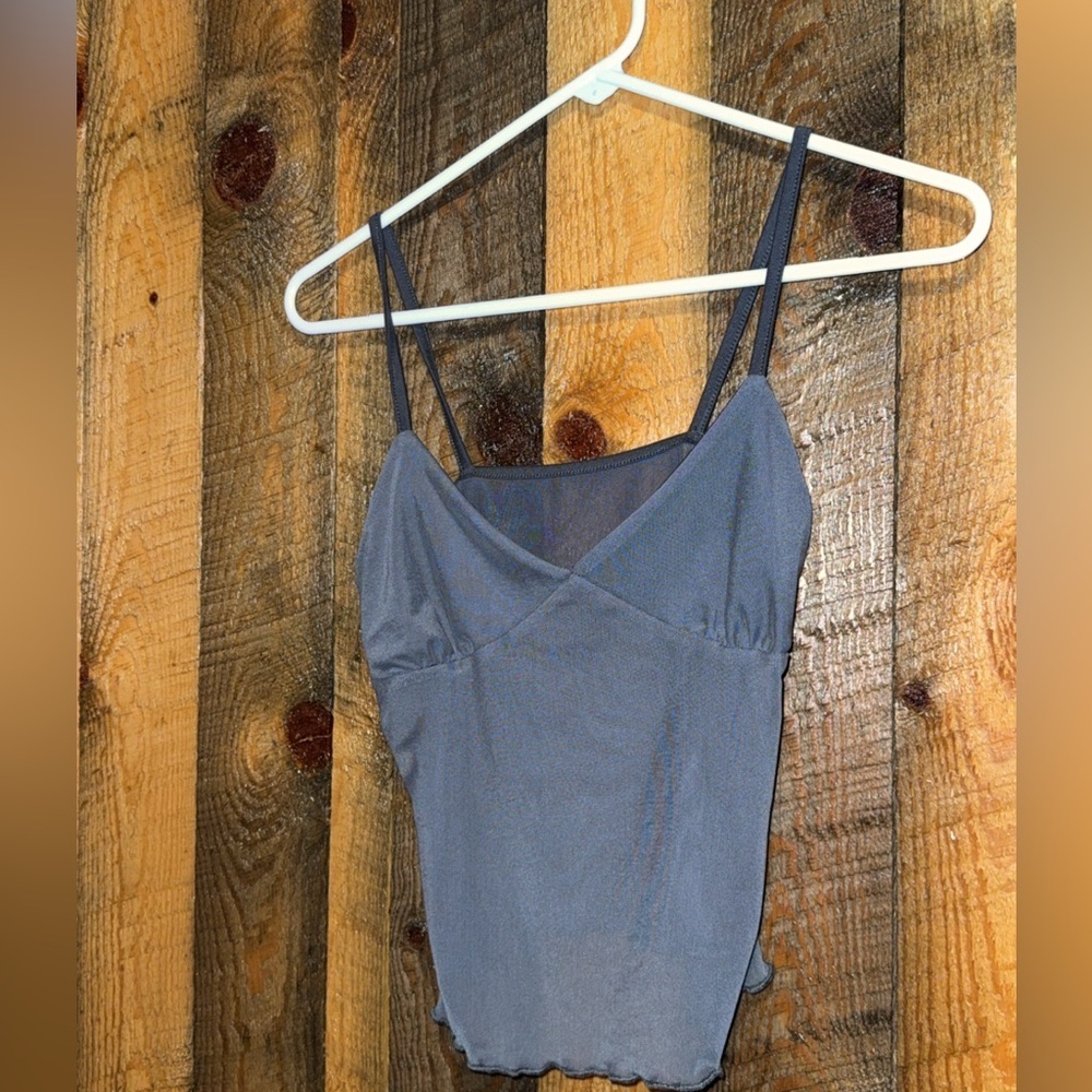 Elegant sheer grey Women's Top